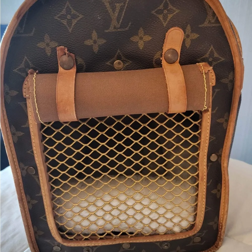 Louis Vuitton Vintage dog carrier